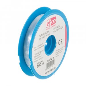 Nylontråd ø 0,15 mm - klar 100 m dragkraft ca. 0,9 kg Nylontråd ø 0,15 mm - klar 100 m dragkraft ca. 0,9 kg