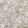 Rocaillep�rlor 5 x 2 mm, silverglans, 10 g