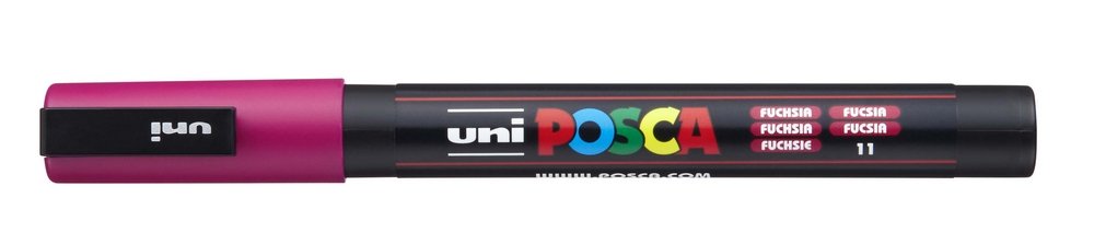 Uni Posca Marker PC-3M - Fuchsia (11) - Posca-penne, Markers, Penne, Penne, kridt & tusch