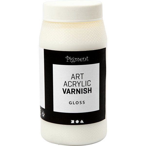 Art Acrylic slutfernissa - Blank transparent - vit - 500 ml Art Acrylic slutfernissa - Blank transparent - vit - 500 ml
