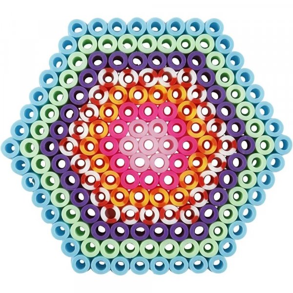 Pärlplattor - Oval, hjärta, sexkantig, cirkel, kvadrat, strjärna - 7x7,5-10,5x9,5 cm - 6 st Pärlplattor - Oval, hjärta, sexkantig, cirkel, kvadrat, strjärna - 7x7,5-10,5x9,5 cm - 6 st
