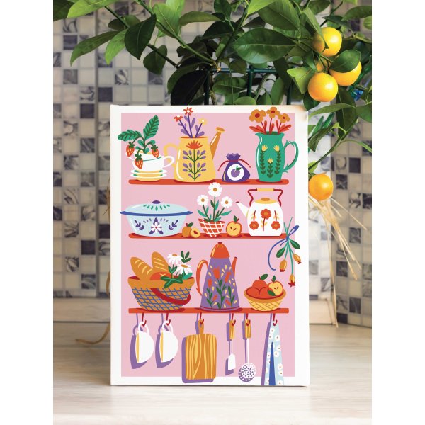 M�la efter nummer 20 x 30 cm - K�k