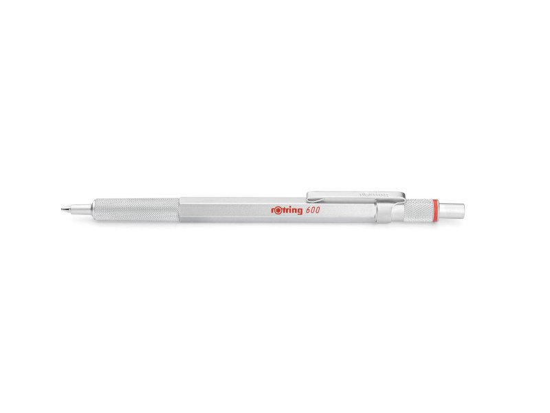 Kuglepen Rotring 600 - Sølv - Blå blæk - Kuglepenne, Penne, Penne, kridt & tusch