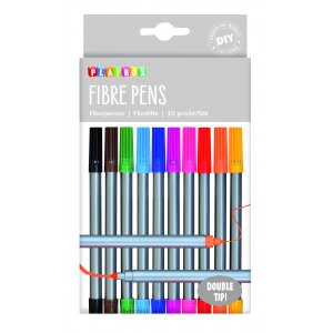 Fiberpenna dubbelspets