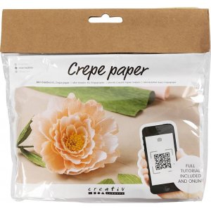 Mini DIY Kit Crepe Paper - Peony