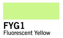 Copic Sketch - FYG1 - Fluorescent Yellow - Copic Sketch, Copic-penne, Markers, Penne, Penne, kridt & tusch