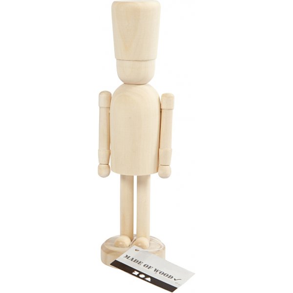 Figur med fot - trä Figur med fot - trä