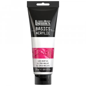 Akrylmedium - Liquitex Basics Tilsetningsstoffer - 250ml - Tub Gloss Heavy Gel