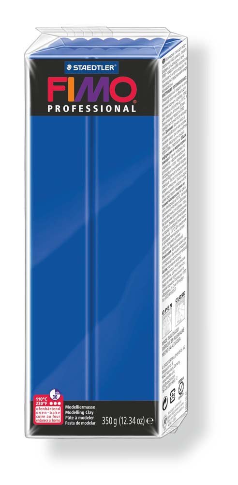 Fimo Pro 350 g - ultramarin - Fimoleire, Modelleire, Håndverk for barn, Hobbymateriale, Håndverk