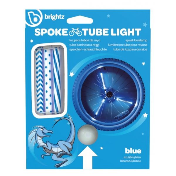 LED ekersbelysning cykel bl� 3-pack - batteridriven