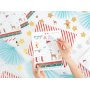 Julstickers Santa 4,5-9 cm mix - 31 stickers Julstickers Santa 4,5-9 cm mix - 31 stickers