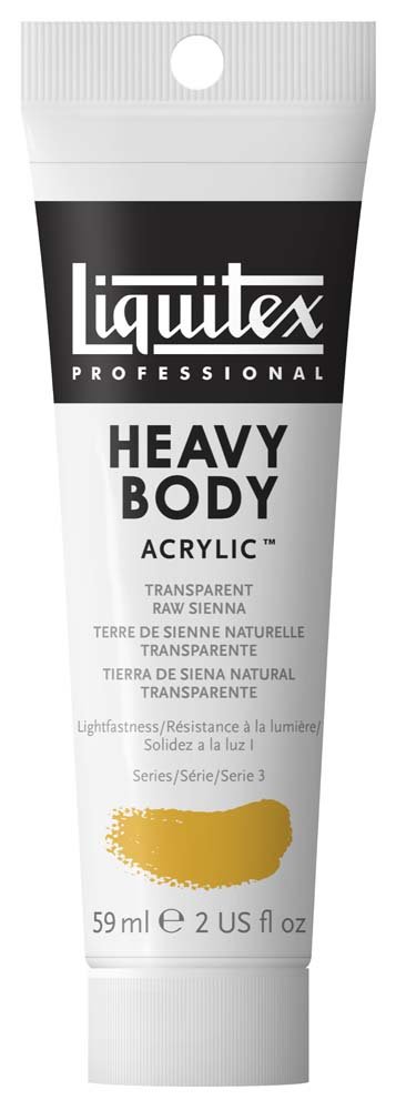 Akrylfärg Heavy Body Liquitex 59 ml - 332 Transparent Raw Sienna - Akrylfärger, Konstnärsfärger