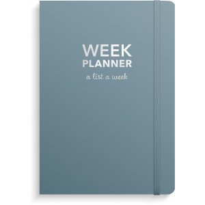 Week Planner undated - Blue