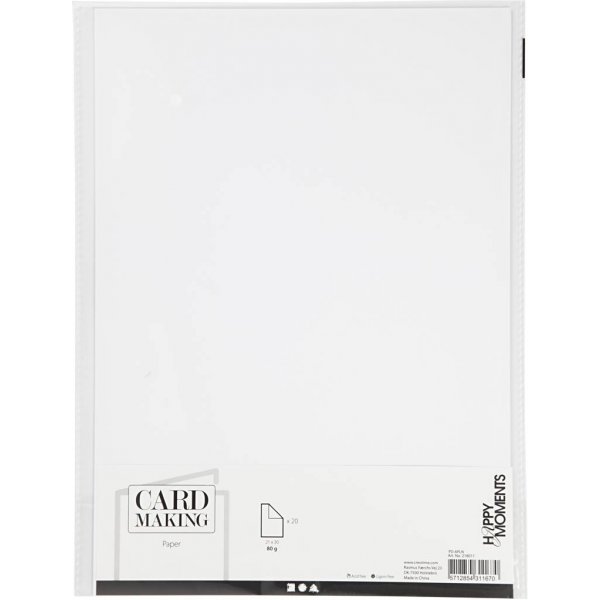 Papper - vit - A4 - 20 st Papper - vit - A4 - 20 st