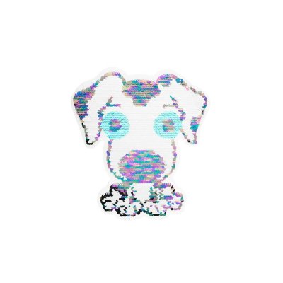 Pailletbadge Vendebar - Cute Dog