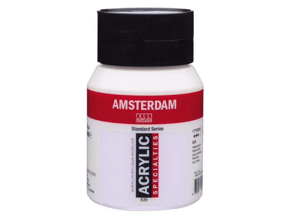 Amsterdam Akryl 500 ml - Pearl Blue - Akrylfarver, Kunstnerfarver
