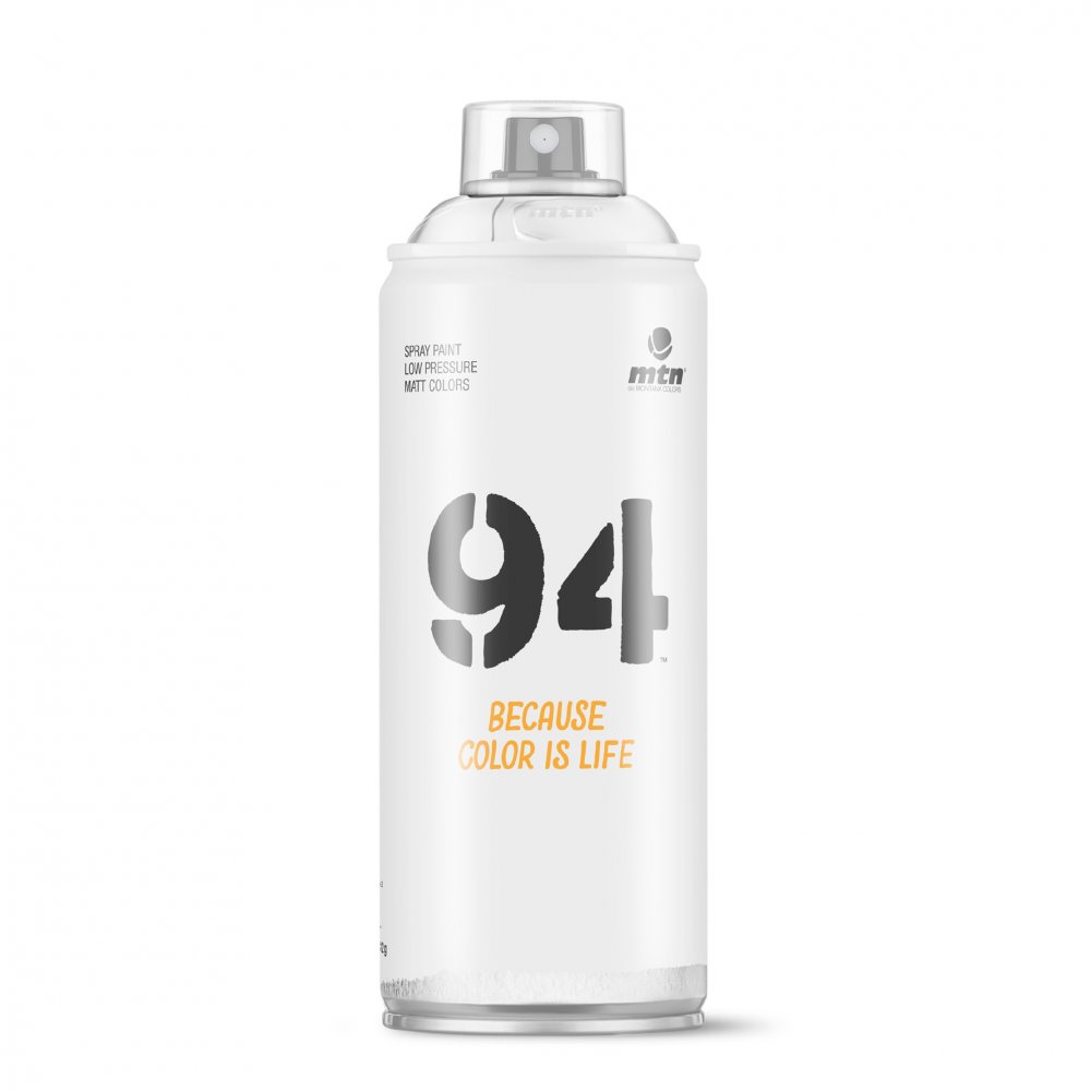 MTN 94 400 ml - RV-9010 Hvit - Spraybokser, Spraymaling, Hobbymaling