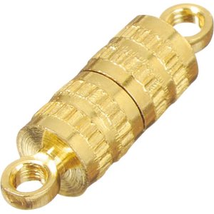 Magnetl�s 13 mm guld, 2-pack
