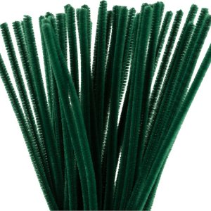 Rørrenser - 6 mm - mørkegrønn - 50 stk Rørrenser - 6 mm - mørkegrønn - 50 stk
