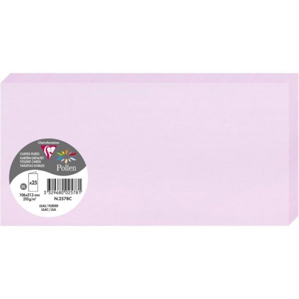 Pollen Dubbelkort 106x213 - 25-pack - Gulbrun