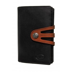 Dampl�nbok i oxl�der - Svart/Brun