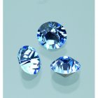 delstenar Swarovski  5 mm - ljus safir 10-pack