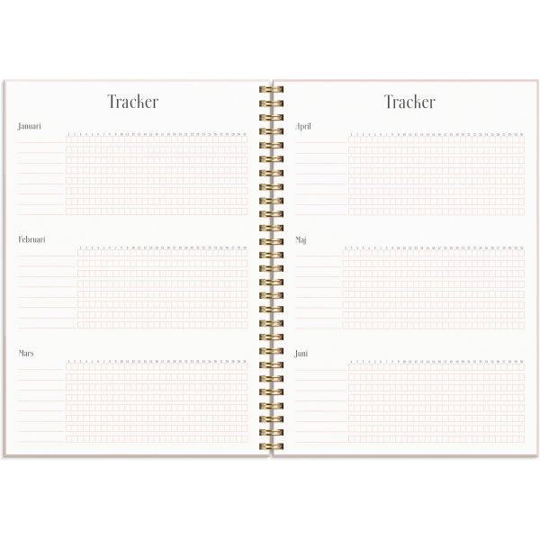 Kalender 24/25 - Life Planner Pink Horisontell