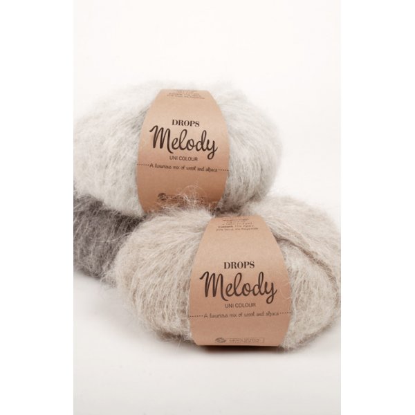 Drops Melody garn - 50g (mohaireffekt) Drops Melody garn - 50g (mohaireffekt)