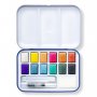 Akvarelmaling metallic assorterede farver - 12-pak
