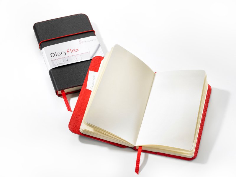 Skitsebog Hahnemühle Diaryflex Linjeret 100 g - 19x11,5cm - Skitseblok, Blok