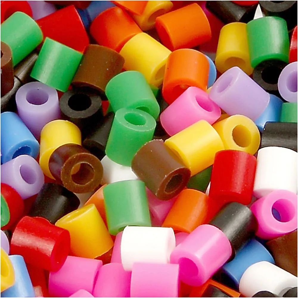 NABBI Tube perler - Standard farger - 1100 stk - Rørperler, Perler & perlebrett, Håndverk
