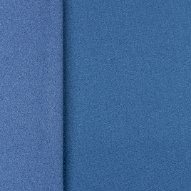 Jogging Jersey - Uni II - Denimblå - Joggingstof, Strikstof, Stof
