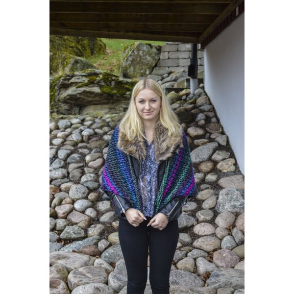 Strikkeopskrift Sjal - Efterår & Vinter Strikkeopskrift Sjal - Efterår & Vinter