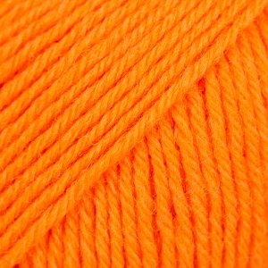 DROPS Fabel Uni Colour garn 50g - Elektrisk Orange (119)