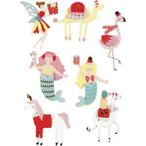 3D-klistermærker Flamingo, Lama, Havfrue 7 stk. 3D-klistermærker Flamingo, Lama, Havfrue 7 stk.