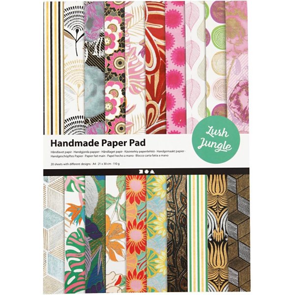 Handgjort Papper - A4 - 20 ark Handgjort Papper - A4 - 20 ark