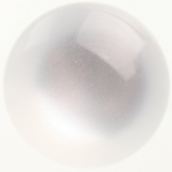 Knapp Rund 1-hl 10 mm 7st - Prlemorsfrgad med silverfrgad mitt