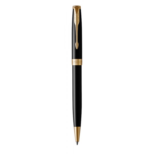 Kulspetspenna Parker - Sonnet Black Lacquer - G.T Ballpen - Medium svart Kulspetspenna Parker - Sonnet Black Lacquer - G.T Ballpen - Medium svart