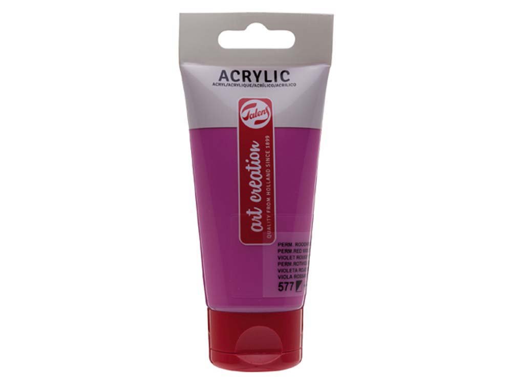 Akrylmaling Art Creation 75 ml - Permanent Violet Red Light - Akrylfarver, Kunstnerfarver