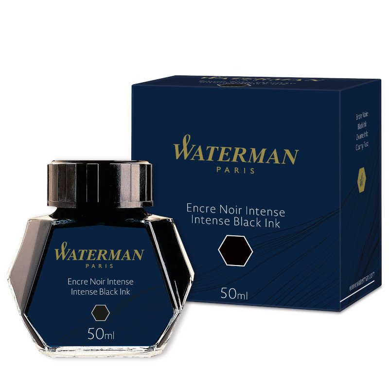 Bläck Waterman - Svart - Tusch & Bläck, Konstnärsfärger