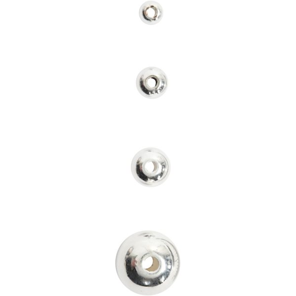 Vaxpärlor 5 mm Silver 100 st Vaxpärlor 5 mm Silver 100 st