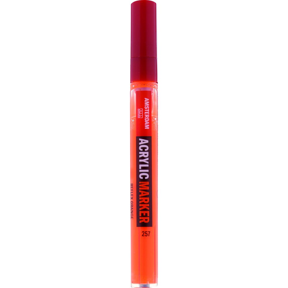 Amsterdam Markers 4 mm - Reflekterende orange - Amsterdam Markers, Amsterdam, Markers, Penne, Penne, kridt & tusch