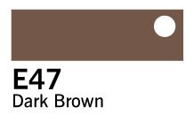 Copic Sketch - E47 - Dark Brown - Copic Sketch, Copic-penne, Markers, Penne, Penne, kridt & tusch