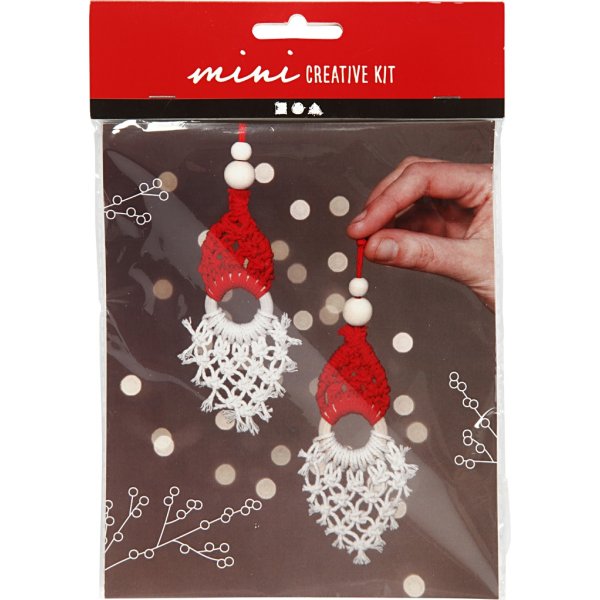 Mini DIY Kit - makramé nisse Mini DIY Kit - makramé nisse