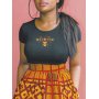 Broderikit f�r kl�der med v�xtmotiv