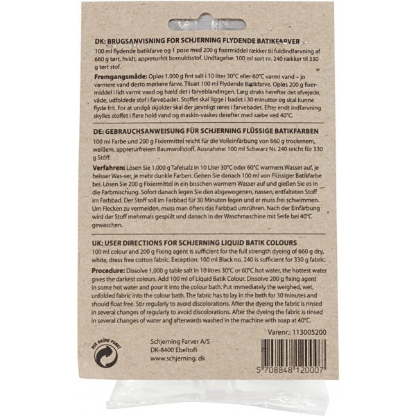 ES Batik fixeringsmedel - 200 g ES Batik fixeringsmedel - 200 g