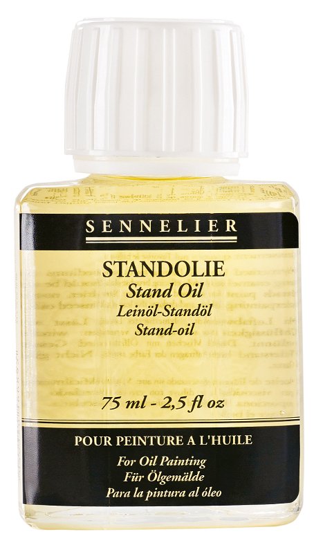 Oliemedium Sennelier 75 ml - Stand Oil - Medium til oliemaling, Malermedium, Fernis og kunstner medier til kunstmaling
