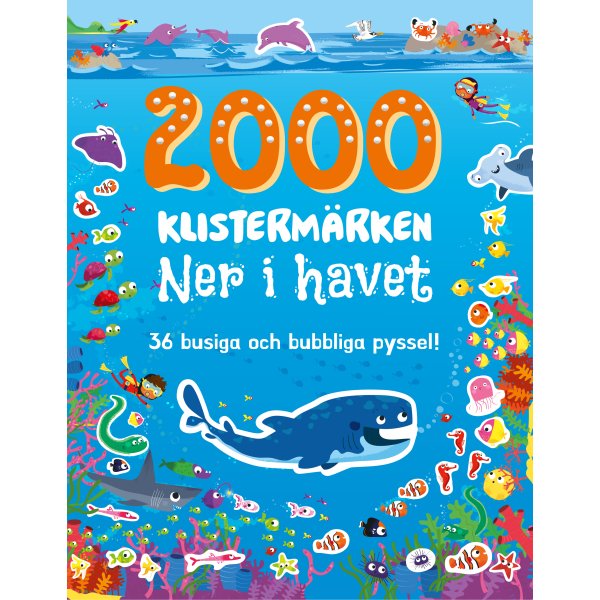 2000 klistremerker Ut i havet - hobbybok 2000 klistremerker Ut i havet - hobbybok