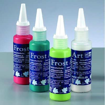 Glasfrg - Frost Art satinfrg - 50 ml (flera olika frgval)