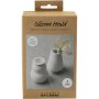 Silikonform Vase og lysholder 7,5 cm matt gjennomsiktig 2 stk Silikonform Vase og lysholder 7,5 cm matt gjennomsiktig 2 stk